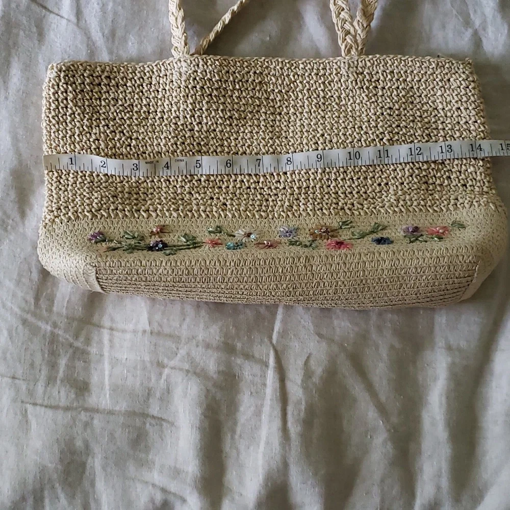 Cappelli straworld embroidered purse - Picture 9 of 16